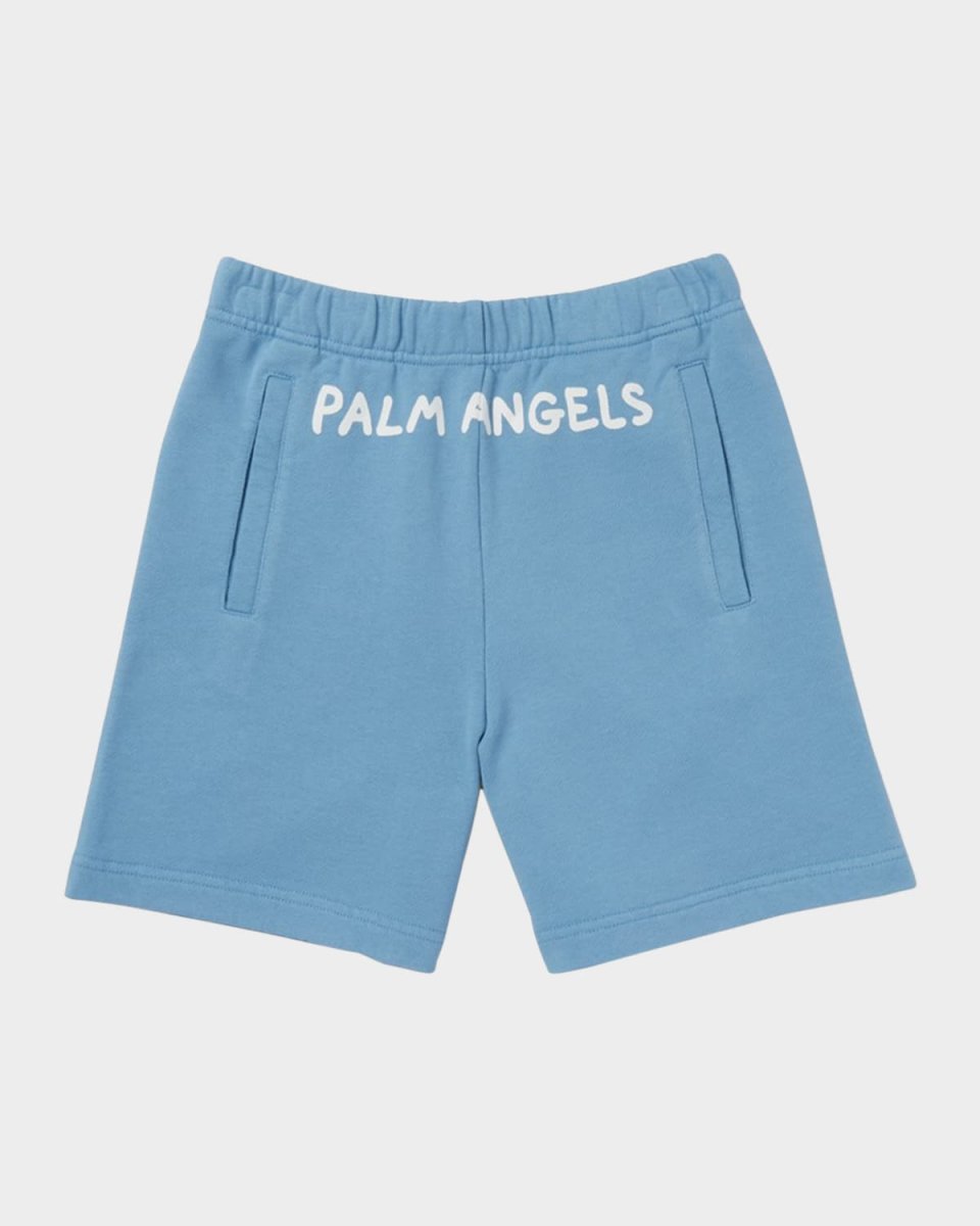 Boy's Classic Logo-Print Sweat Shorts, Size 4-12